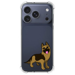 Funda Silicona Antigolpes para Iphone 17 Pro Max (6.9) diseño Perros 03 Dibujos