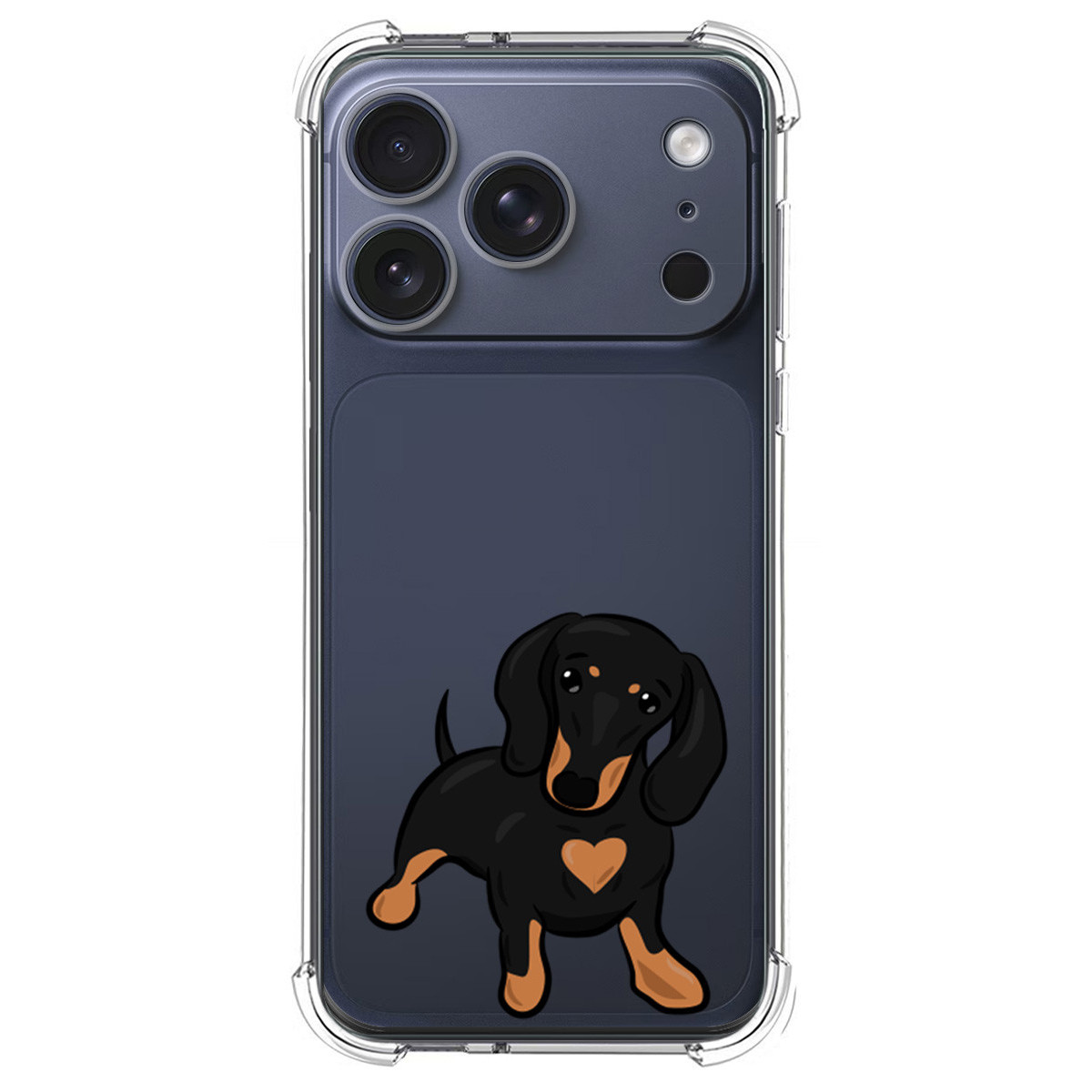 Funda Silicona Antigolpes para Iphone 17 Pro Max (6.9) diseño Perros 04 Dibujos