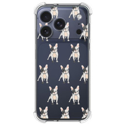 Funda Silicona Antigolpes para Iphone 17 Pro Max (6.9) diseño Perros 12 Dibujos