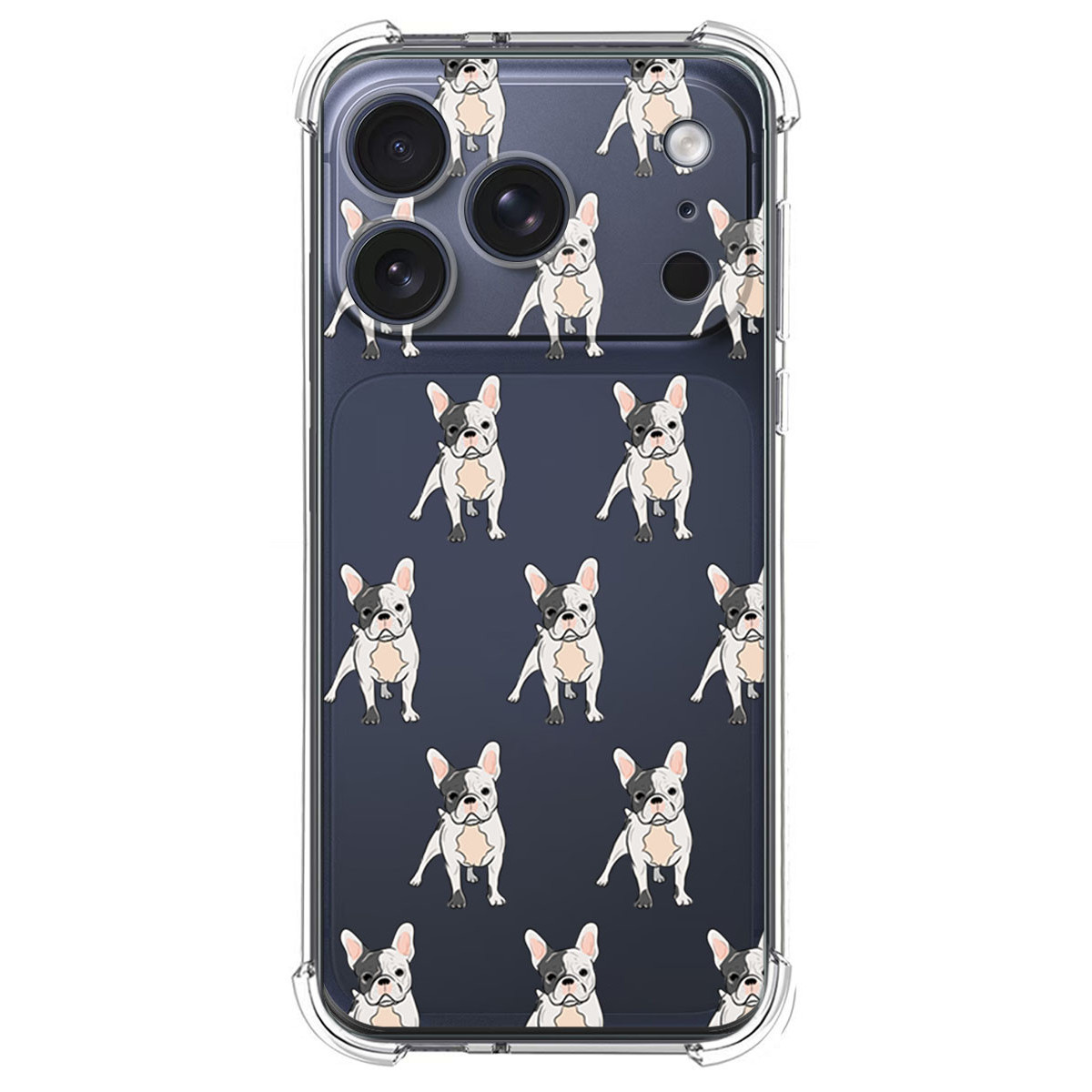 Funda Silicona Antigolpes para Iphone 17 Pro Max (6.9) diseño Perros 12 Dibujos