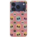 Funda Silicona Líquida Rosa para Iphone 17 Pro Max (6.9) diseño Catrina Dibujos