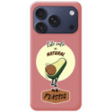 Funda Silicona Líquida Rosa para Iphone 17 Pro Max (6.9) diseño Culo Natural Dibujos