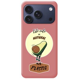 Funda Silicona Líquida Rosa para Iphone 17 Pro Max (6.9) diseño Culo Natural Dibujos