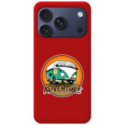 Funda Silicona Líquida Roja para Iphone 17 Pro Max (6.9) diseño Adventure Dibujos