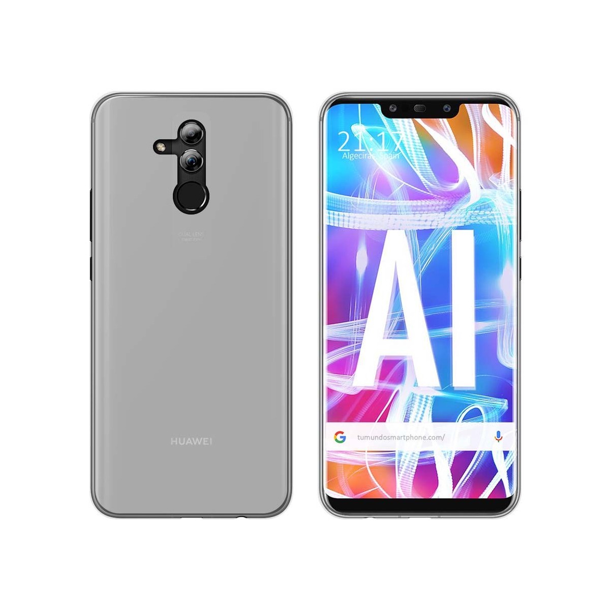 Funda Gel Tpu para Huawei Mate 20 Lite Color Transparente