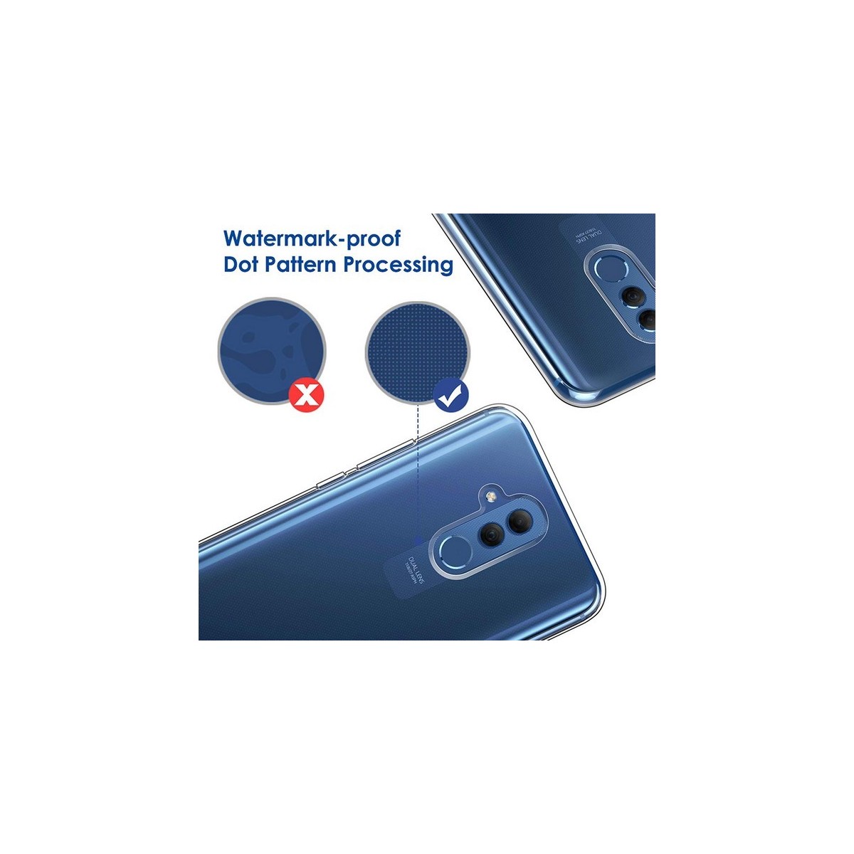 Funda Gel Tpu Fina Ultra-Thin 0,5mm Transparente para Huawei Mate 20 Lite