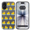 Funda Silicona Transparente para Iphone 17 (6.3) diseño Pato Dibujos