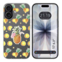 Funda Silicona Transparente para Iphone 17 (6.3) diseño Piña Dibujos