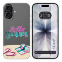 Funda Silicona Transparente para Iphone 17 (6.3) diseño Summer Dibujos