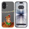 Funda Silicona Transparente para Iphone 17 (6.3) diseño Suricata Dibujos