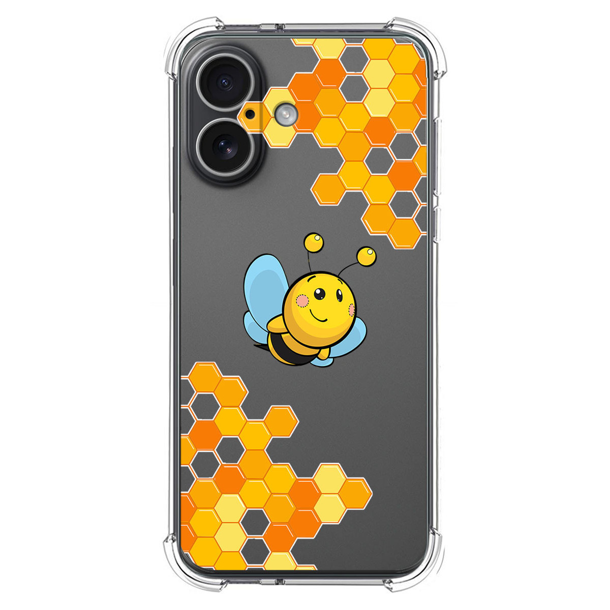 Funda Silicona Antigolpes para Iphone 17 (6.3) diseño Abeja Dibujos