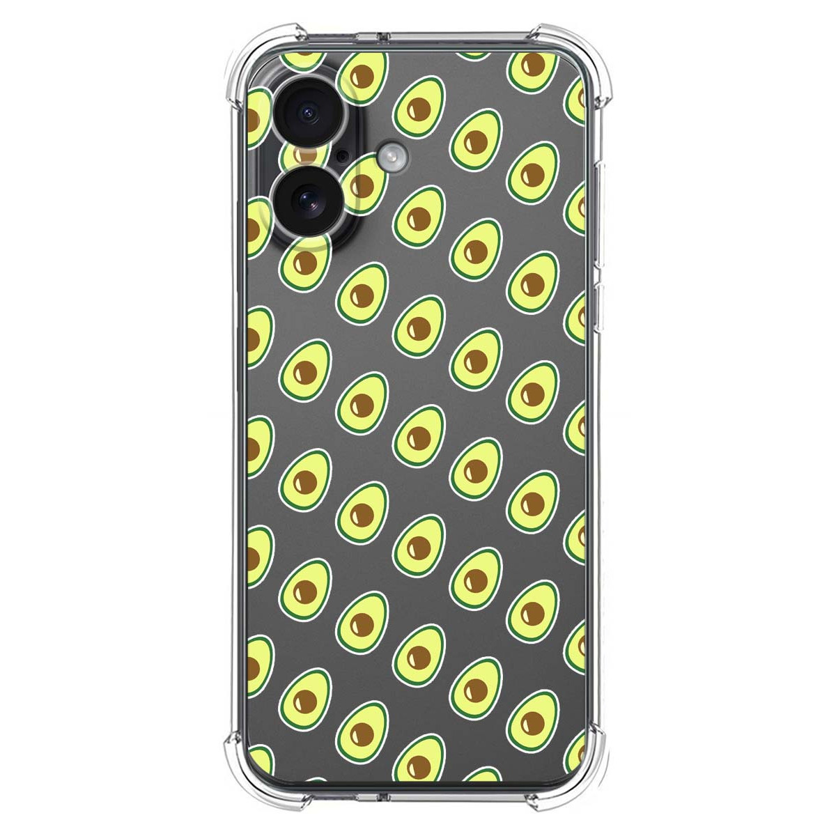 Funda Silicona Antigolpes para Iphone 17 (6.3) diseño Aguacate Dibujos