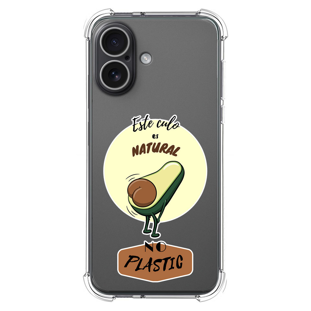 Funda Silicona Antigolpes para Iphone 17 (6.3) diseño Culo Natural Dibujos