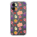 Funda Silicona Antigolpes para Iphone 17 (6.3) diseño Dulces 01 Dibujos