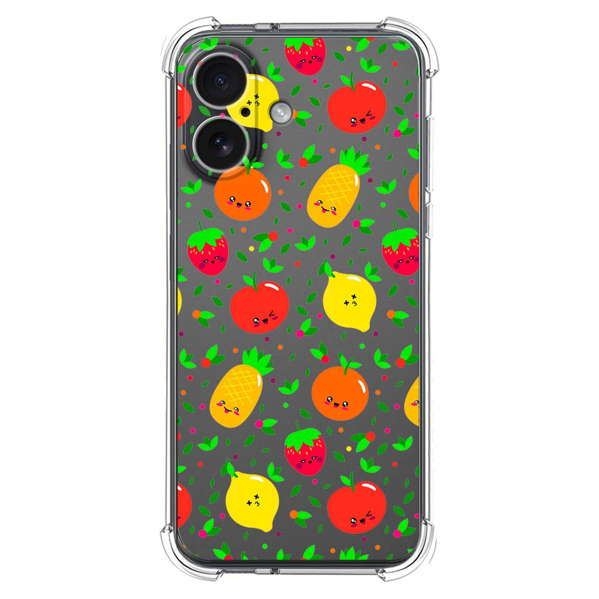 Funda Silicona Antigolpes para Iphone 17 (6.3) diseño Frutas 01 Dibujos