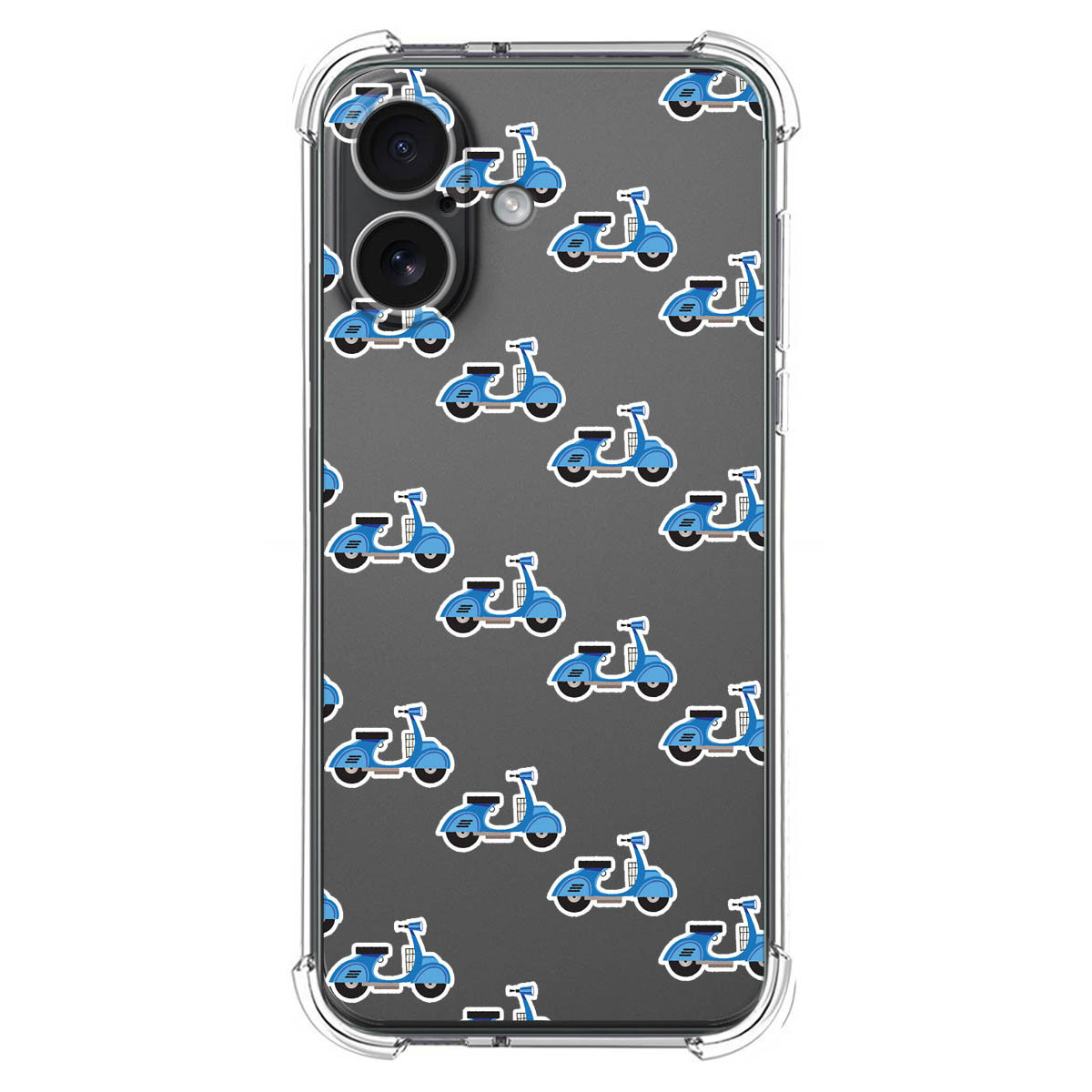 Funda Silicona Antigolpes para Iphone 17 (6.3) diseño Scooter Dibujos