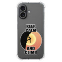 Funda Silicona Antigolpes para Iphone 17 (6.3) diseño Hombre Escalada Dibujos