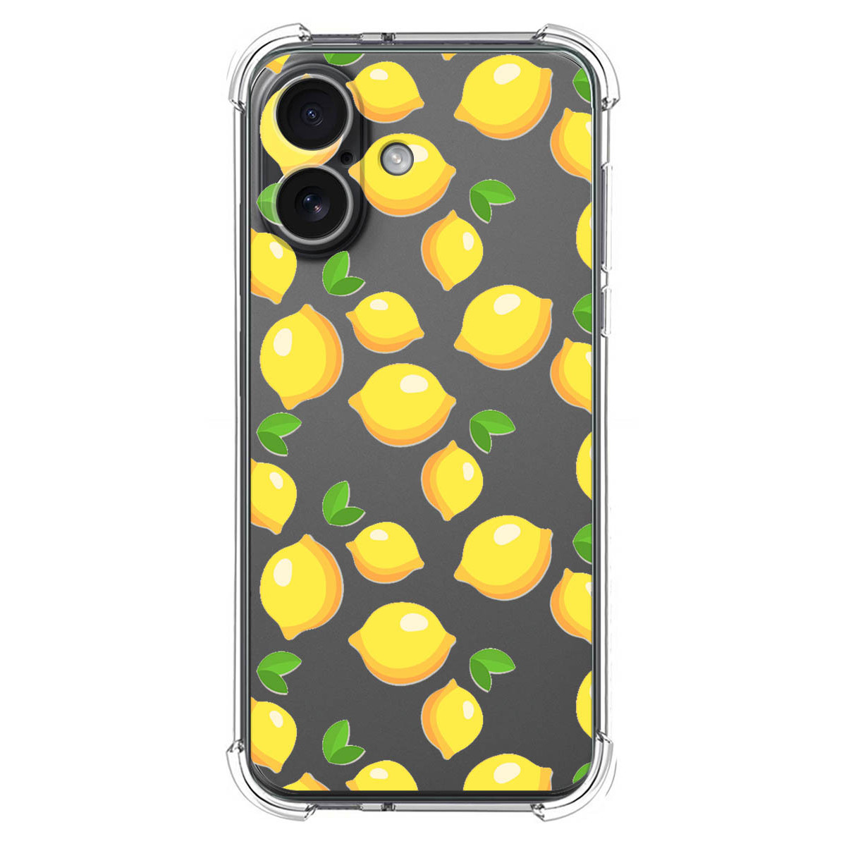 Funda Silicona Antigolpes para Iphone 17 (6.3) diseño Limones Dibujos