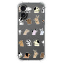 Funda Silicona Antigolpes para Iphone 17 (6.3) diseño Perros Dibujos