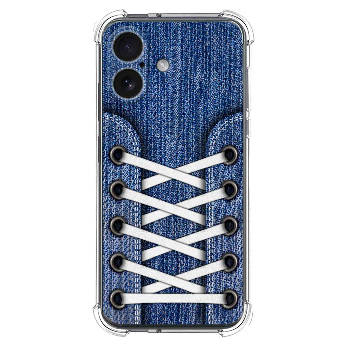 Funda Silicona Antigolpes para Iphone 17 (6.3) diseño Zapatillas 01 Dibujos