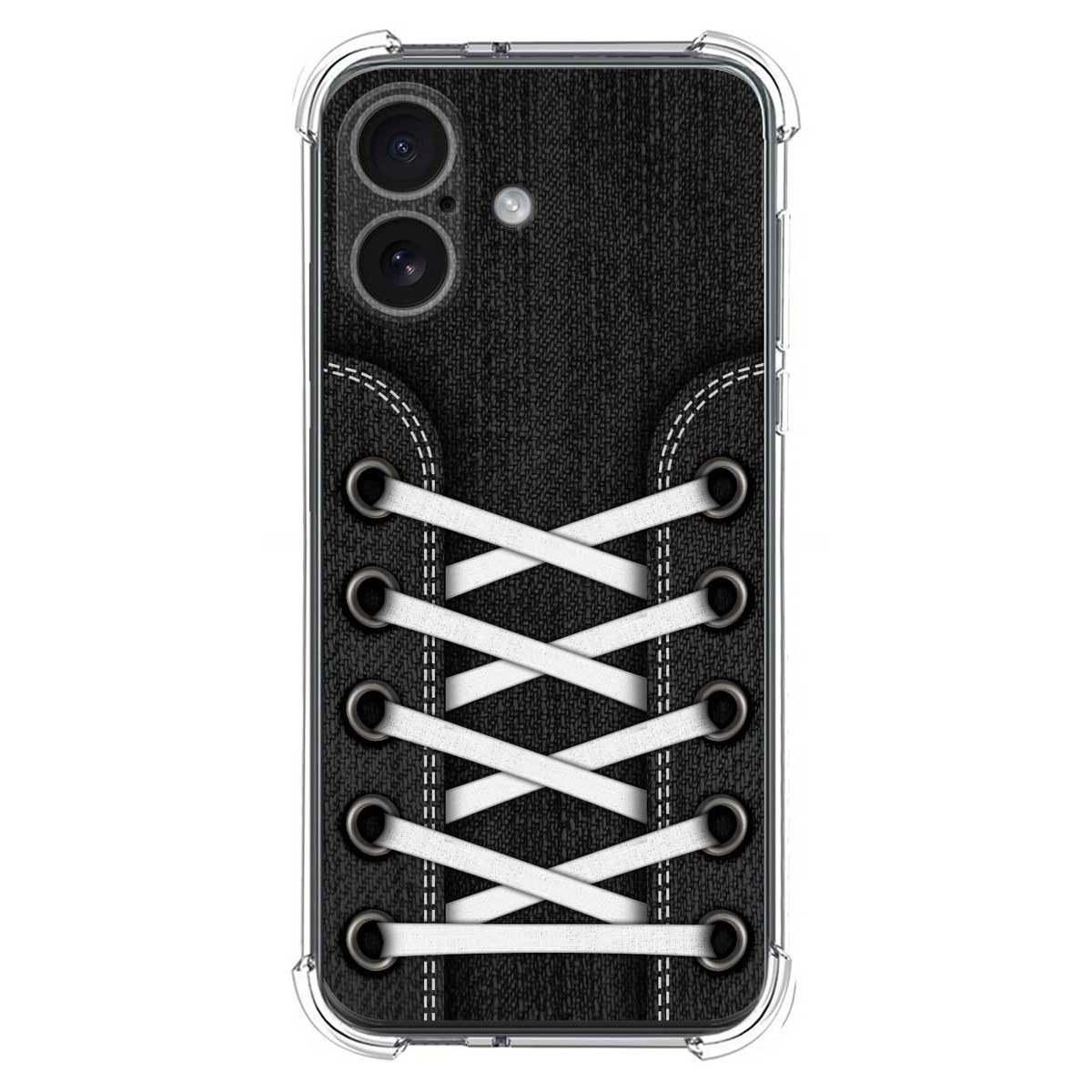 Funda Silicona Antigolpes para Iphone 17 (6.3) diseño Zapatillas 02 Dibujos