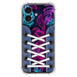 Funda Silicona Antigolpes para Iphone 17 (6.3) diseño Zapatillas 07 Dibujos