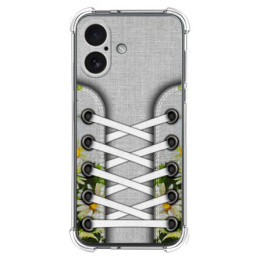 Funda Silicona Antigolpes para Iphone 17 (6.3) diseño Zapatillas 08 Dibujos