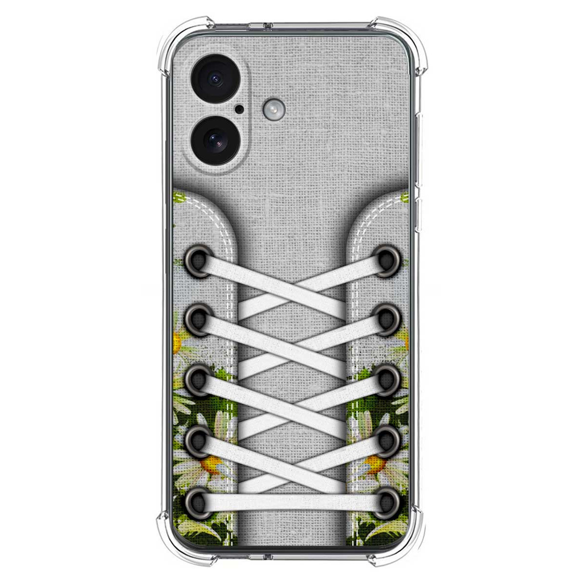 Funda Silicona Antigolpes para Iphone 17 (6.3) diseño Zapatillas 08 Dibujos