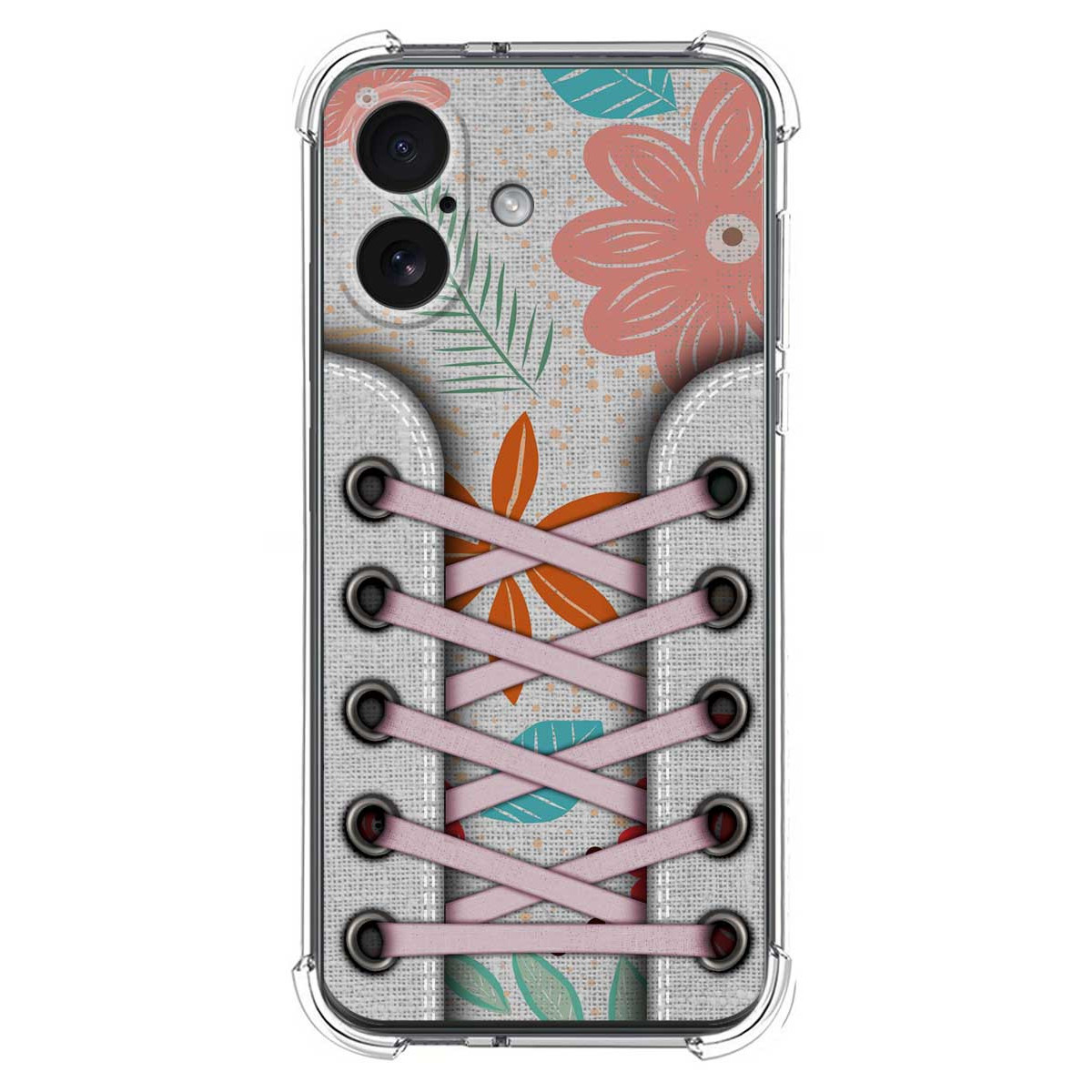 Funda Silicona Antigolpes para Iphone 17 (6.3) diseño Zapatillas 09 Dibujos
