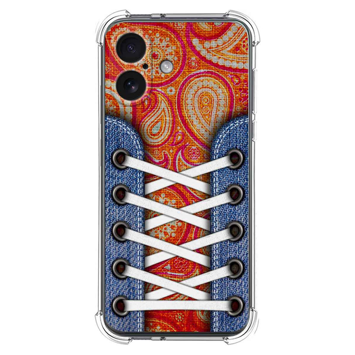 Funda Silicona Antigolpes para Iphone 17 (6.3) diseño Zapatillas 10 Dibujos