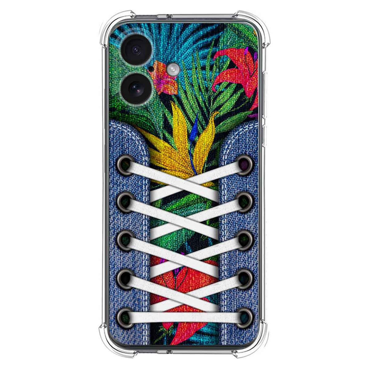 Funda Silicona Antigolpes para Iphone 17 (6.3) diseño Zapatillas 12 Dibujos