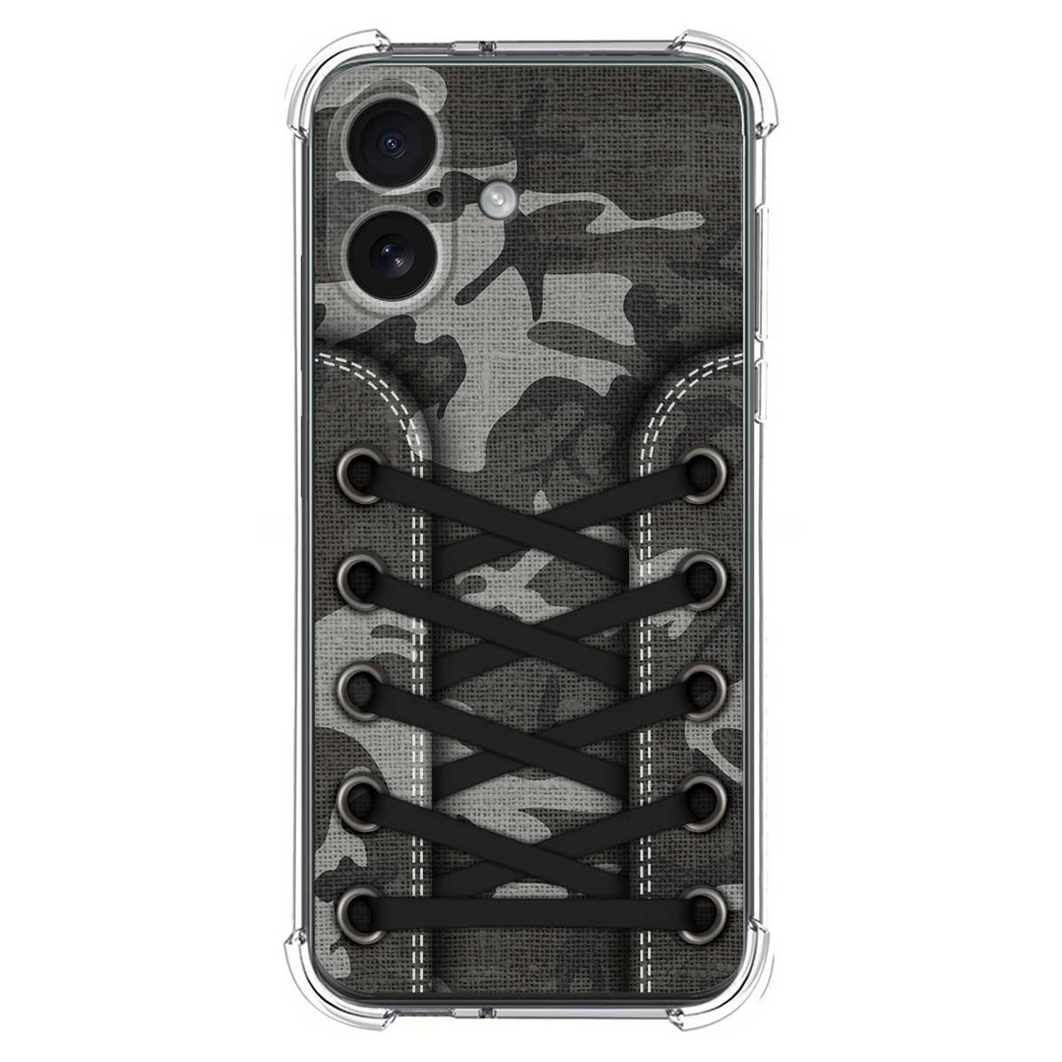 Funda Silicona Antigolpes para Iphone 17 (6.3) diseño Zapatillas 15 Dibujos