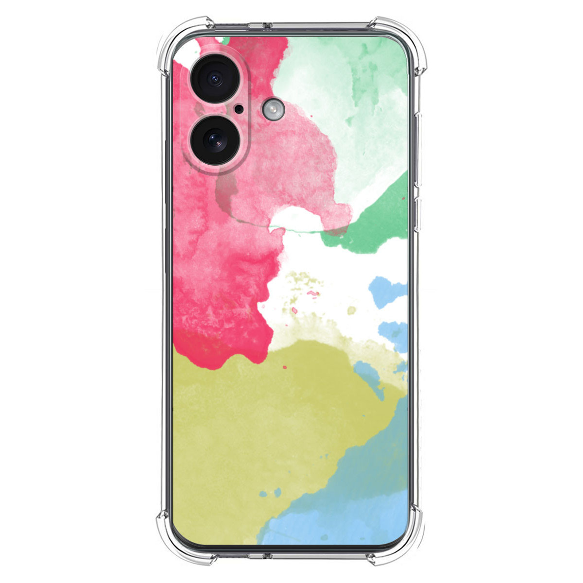 Funda Silicona Antigolpes para Iphone 17 (6.3) diseño Acuarela 02 Dibujos