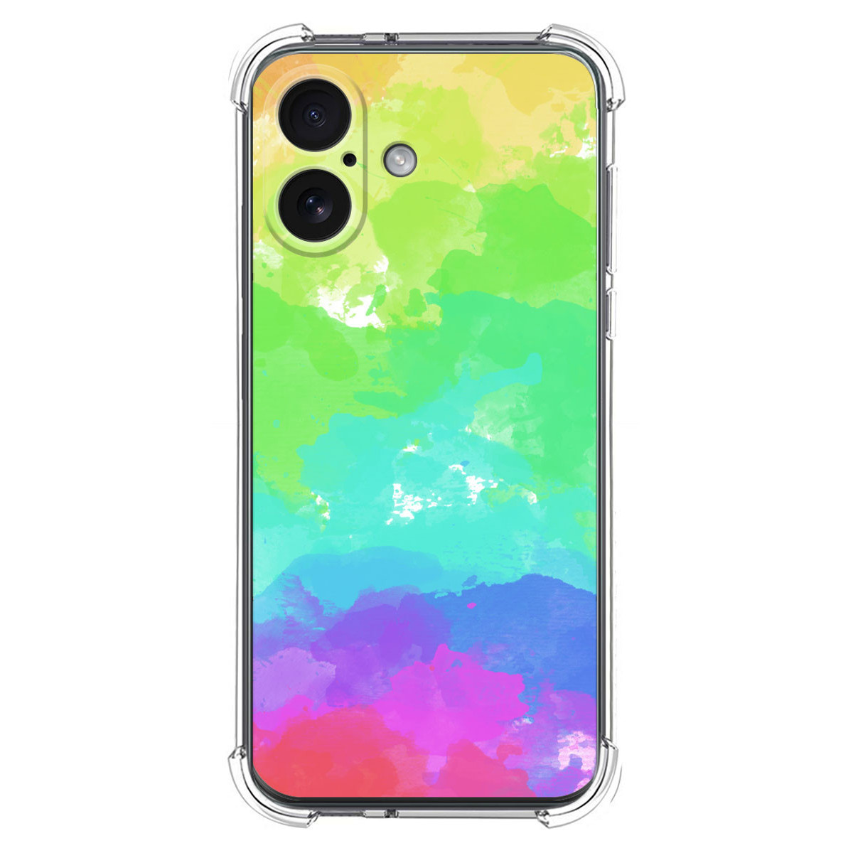 Funda Silicona Antigolpes para Iphone 17 (6.3) diseño Acuarela 03 Dibujos
