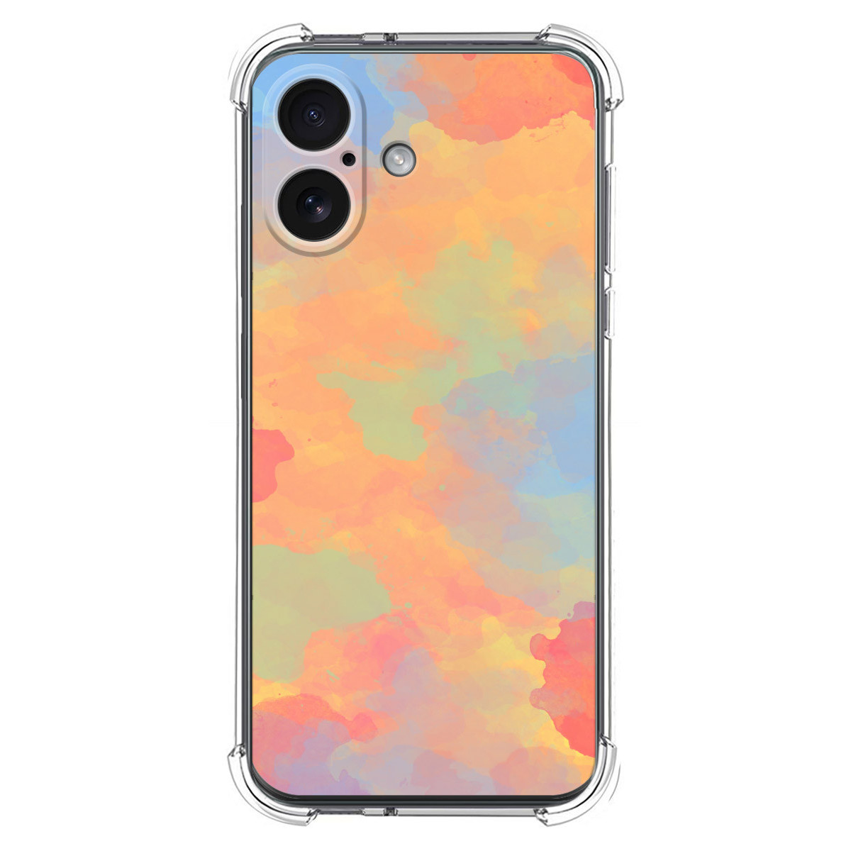 Funda Silicona Antigolpes para Iphone 17 (6.3) diseño Acuarela 08 Dibujos
