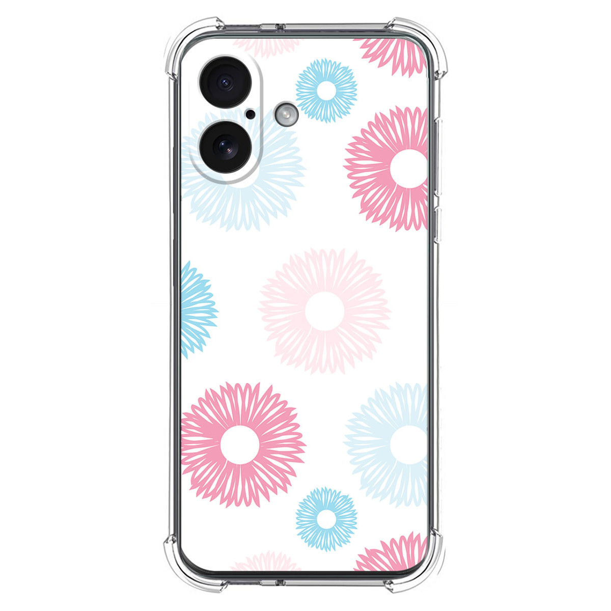 Funda Silicona Antigolpes para Iphone 17 (6.3) diseño Flores 06 Dibujos