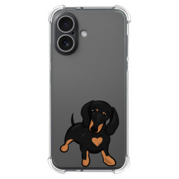 Funda Silicona Antigolpes para Iphone 17 (6.3) diseño Perros 04 Dibujos