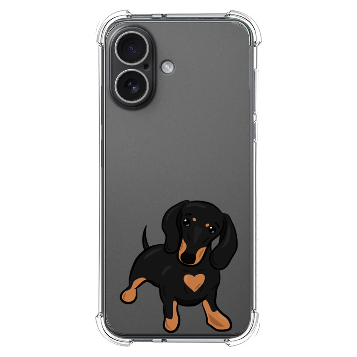 Funda Silicona Antigolpes para Iphone 17 (6.3) diseño Perros 04 Dibujos
