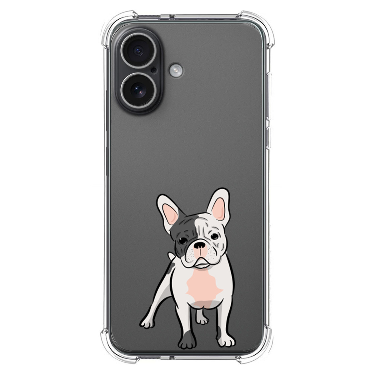 Funda Silicona Antigolpes para Iphone 17 (6.3) diseño Perros 06 Dibujos