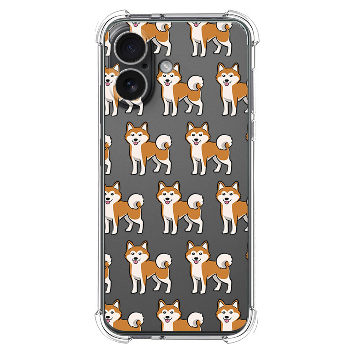 Funda Silicona Antigolpes para Iphone 17 (6.3) diseño Perros 08 Dibujos