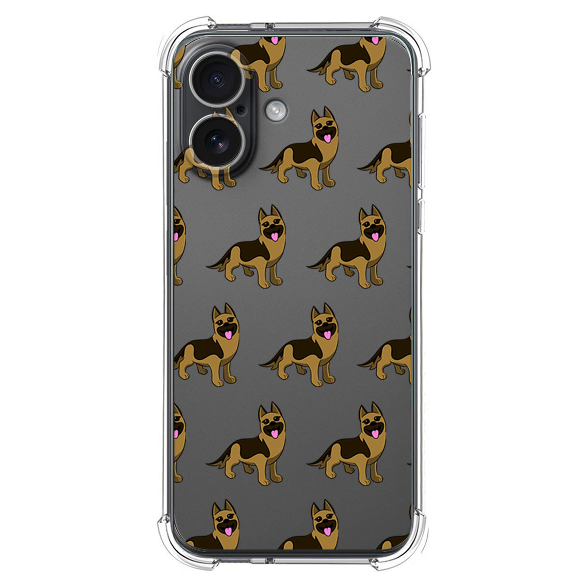 Funda Silicona Antigolpes para Iphone 17 (6.3) diseño Perros 09 Dibujos