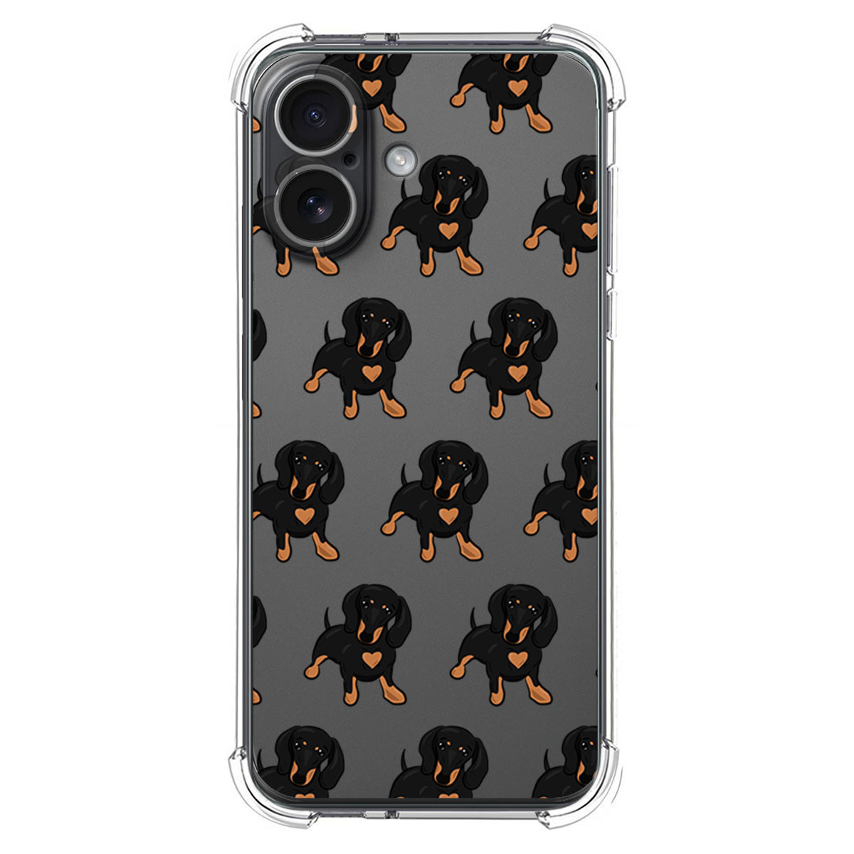 Funda Silicona Antigolpes para Iphone 17 (6.3) diseño Perros 10 Dibujos