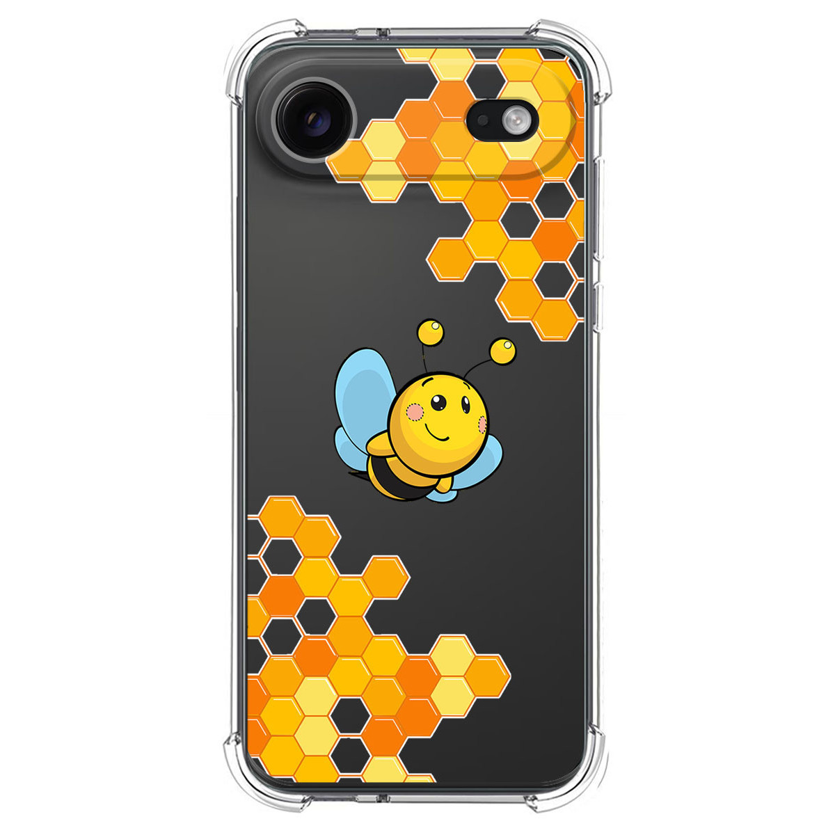Funda Silicona Antigolpes para Iphone 17 Air (6.5) diseño Abeja Dibujos