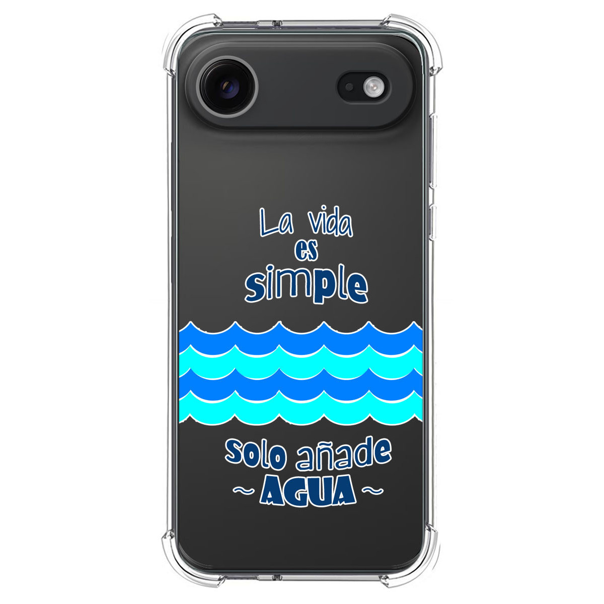 Funda Silicona Antigolpes para Iphone 17 Air (6.5) diseño Agua Dibujos