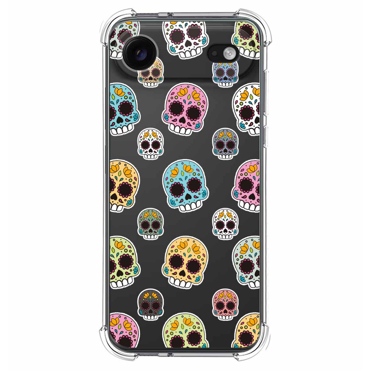Funda Silicona Antigolpes para Iphone 17 Air (6.5) diseño Catrina Dibujos
