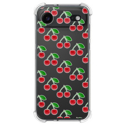 Funda Silicona Antigolpes para Iphone 17 Air (6.5) diseño Cerezas Dibujos