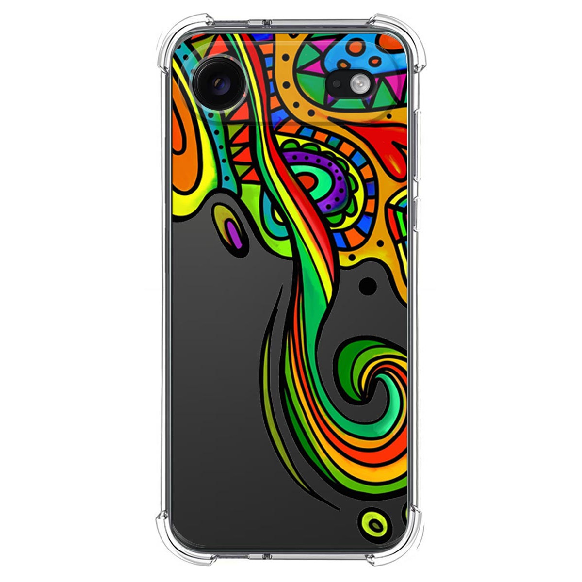 Funda Silicona Antigolpes para Iphone 17 Air (6.5) diseño Colores Dibujos