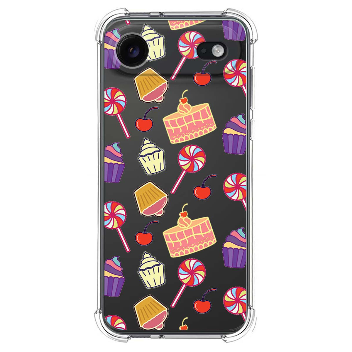 Funda Silicona Antigolpes para Iphone 17 Air (6.5) diseño Dulces 01 Dibujos