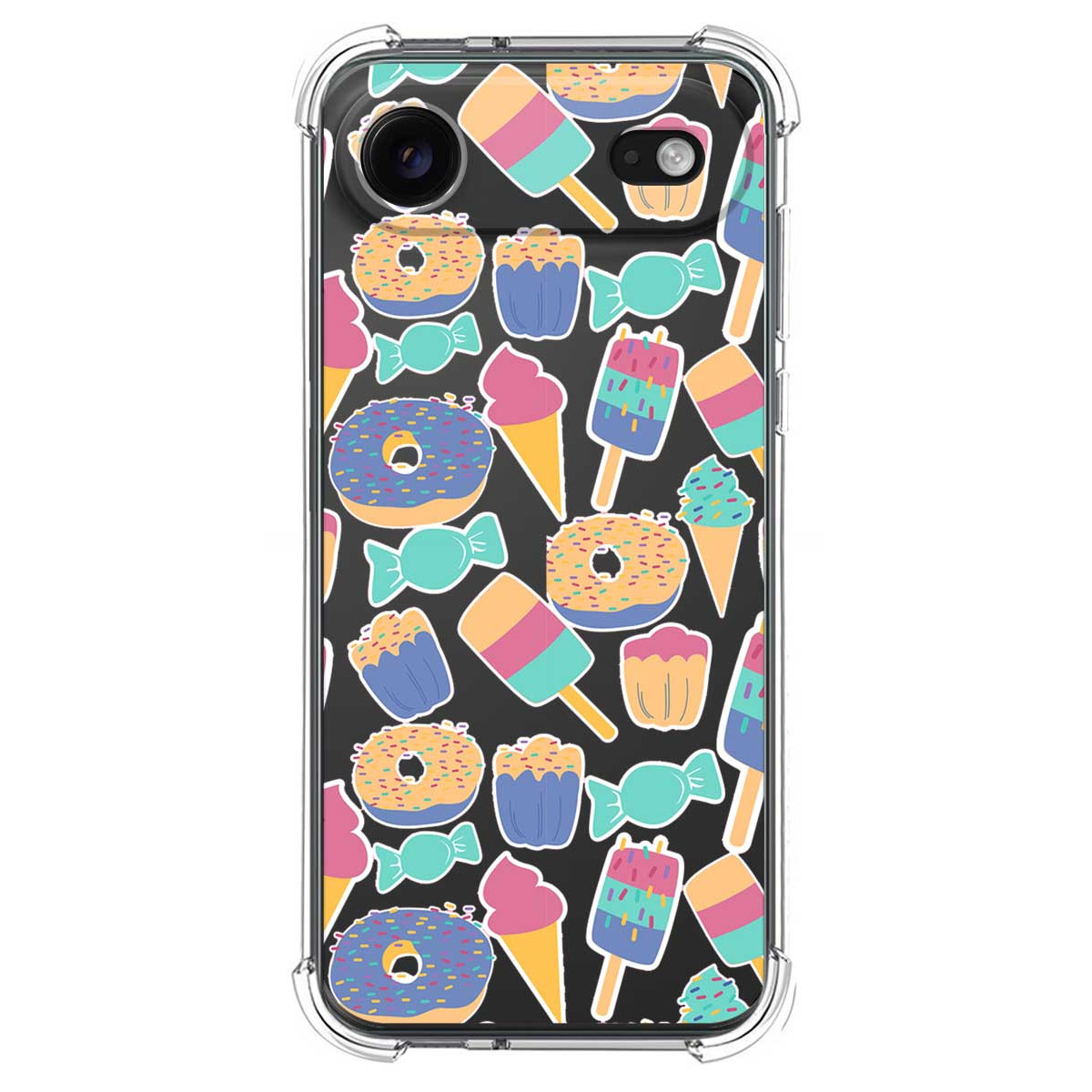 Funda Silicona Antigolpes para Iphone 17 Air (6.5) diseño Dulces 02 Dibujos