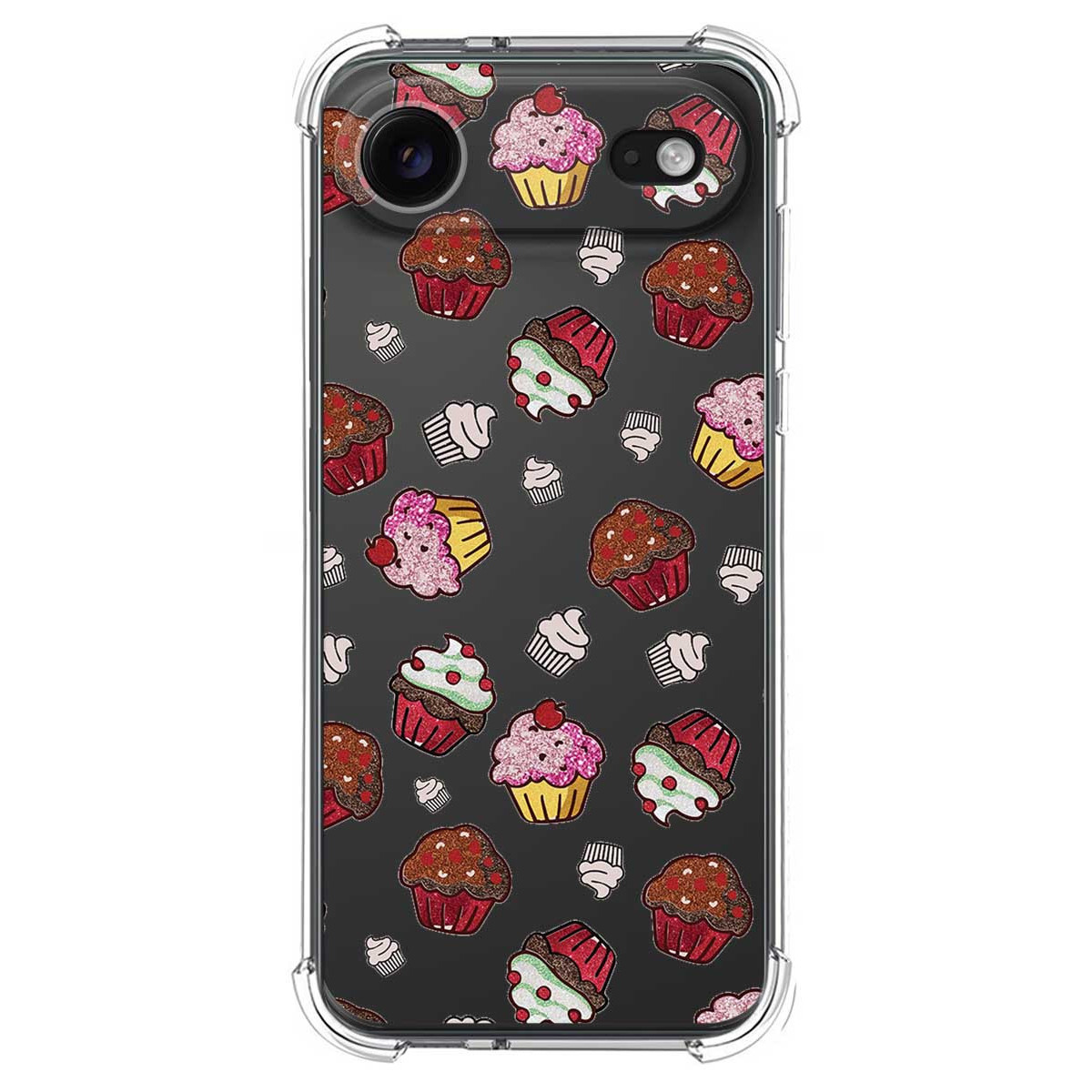 Funda Silicona Antigolpes para Iphone 17 Air (6.5) diseño Muffins Dibujos